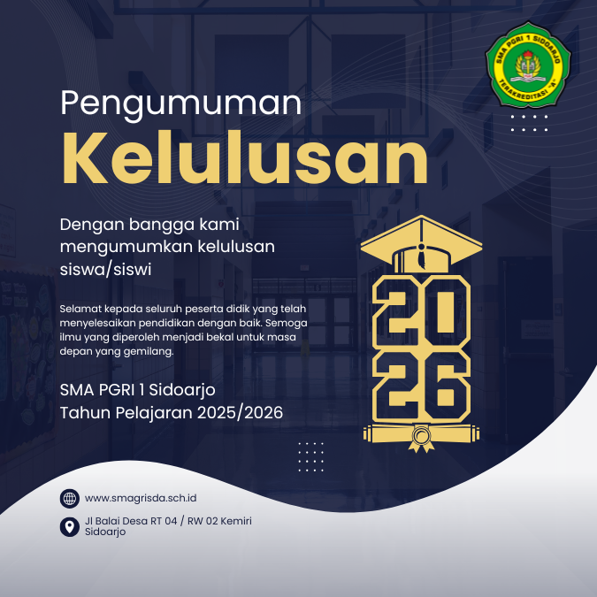 Informasi Kelulusan SMA PGRI 1 Sidoarjo 2025/2026